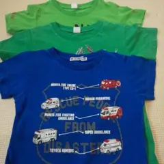 トミカTシャツ他 サイズ100 3枚セット