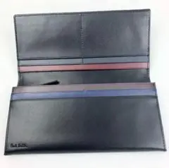 新品 Paul Smith ポールスミス スムースレザー 黒 かぶせ長財布