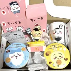 ちいかわ グッズ マクドナルド 風月堂 缶