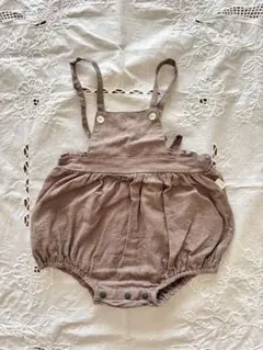 テータテート tete a tete ブラウンロンパース 70cm
