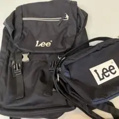 Lee ブラック リュック・バックパック２個セット