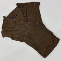 LAUTREAMONT リブニットカシュクール サマーニット 茶色 2サイズ