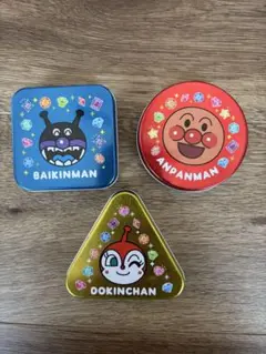 アンパンマン めばえ キャラクター缶とカードセット