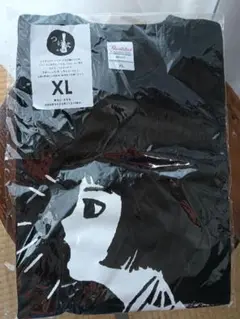 【新品・未開封】漫画家つげ義春　紅い花 イラストプリント XL黒色Tシャツ