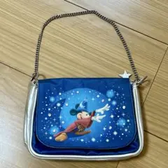 ミッキーマウス ショルダーバッグ　レア　青