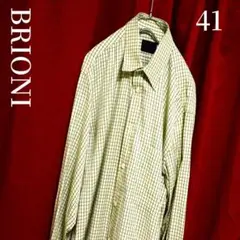 BRIONI ブリオーニ シャツ 古着 ダメージ有り