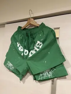 美品 SP5DER SPIDER WORLDWIDE SHORTS Mサイズ