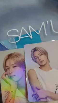 SAM'U フォトカード 2枚セット ＆TEAM K