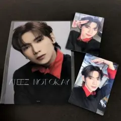 ATEEZ ヨサン NOT OKAY 楽天 クリアシート 封入トレカ セット