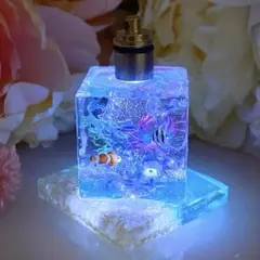 No559 LED付きオルゴナイト 熱帯魚 ☆オパライト＆クリスタル☆