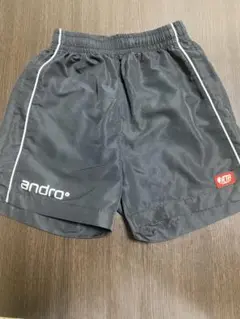 andro 卓球用 ブラックショーツ 2XS