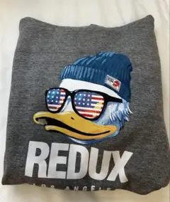 duck dude ダックデュード パーカー グレー
