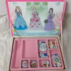 おしゃれきせかえマグネット かわいい レトロ おもちゃ 室内遊び 女の子