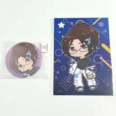 進撃の巨人 まるくじ スペースstyle ハンジ 缶バッジ 特典ブロマイド 2点
