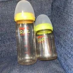 Pigeon プラスチック哺乳瓶 240ml 160ml 2本セット