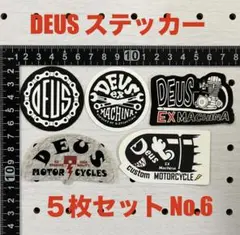 DEUS デウスステッカー　5枚セット　No.6