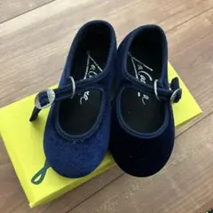 La Cadena ネイビー バレエシューズ こどもビームス