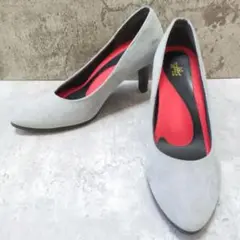 【美品】KIBERA キビラ パンプス ポインテッドトゥ スエード 22.0cm