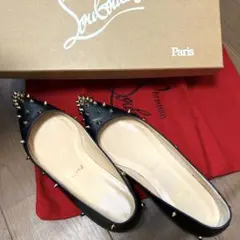極美品◆ルブタン フラットシューズ36