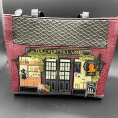 ☆美品☆ベンデューラ ロンドン トートバッグ チャーチル首相 パブモチーフ