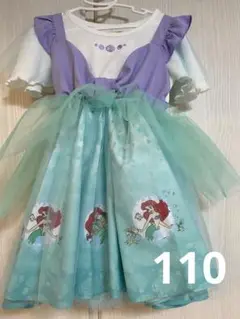 しまむら アリエル ワンピース 110 ドレス