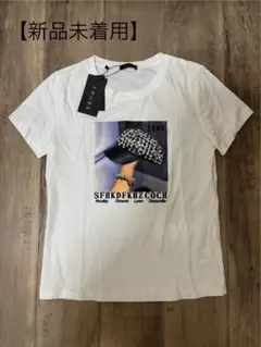 【新品未着用】TRUBE トゥルベ プリントTシャツ Tシャツ パールTシャツ