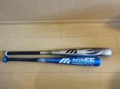 2本セット 松井秀喜 Mizuno ミズノ BuwLeague 軟式用金属バット
