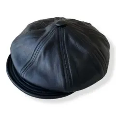 NEW YORK HAT USA製 ラムレザー キャスケット