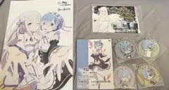 7点セット　Re:ゼロから始める異世界生活 リゼロ レム　アクリルキーホルダー