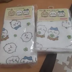 ちいかわ　かや生地ふきん3枚　➕　ワッフル生地ふきん3枚