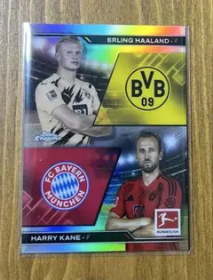 【ハーランド】【ハリーケイン】デュアルインサートtopps Chromeブンデス