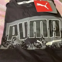 PUMAプーマ　ジュニア 半袖Tシャツ　黒　ブラック　160 新品タグ付き