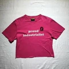短丈　良プリント　チビT Y2K BROOKLYN INDUSTRIES