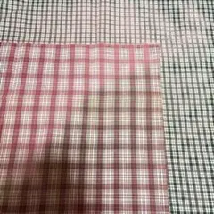 チェック柄生地はぎれセット