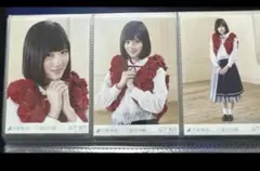 乃木坂46 山下美月 三番目の風　生写真 3種コンプ　元乃木坂46