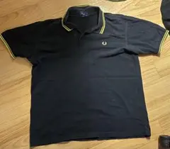 FRED PERRY ブラックポロシャツ XL