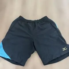 Mizuno ハーフパンツ ブラック/ブルー Oサイズ