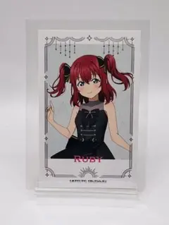 黒澤ルビィ　 チェキカード 　ブラックドレスver