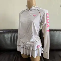 Roxy ラッシュガード上下セット　スカート　ホワイト