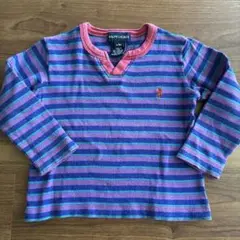 Ralph Lauren ストライプ長袖Tシャツ 12-18ヶ月