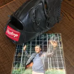 マックウィーンも野球 中古 軟式グラブ ローリングス Luider ブラック