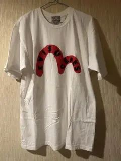 EVISU ホワイト Tシャツ 42サイズ　中古　美品