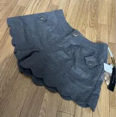 新品 スコットクラブ 裾スカラップショートパンツ 9号