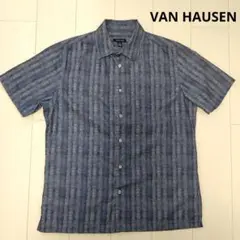 【日本未上陸】VAN HAUSEN ヴァン・ヒューゼン 半袖 総柄 シャツ M