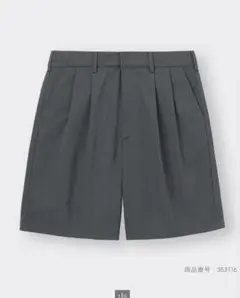 GU タックワイドハーフパンツパンツ ズボン 半ズボン　XS