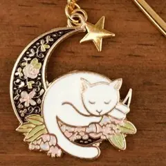 【人気No.2】「眠り猫☆SAKURA」ブックマーカー 　本　しおり　猫　桜　花