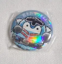 ゴレンジャー × コウペンちゃん ホログラム 缶バッジ １種 アオレンジャー