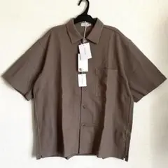 【新品タグ付き】handverker ブラウン 半袖シャツ Bshopタグ付き