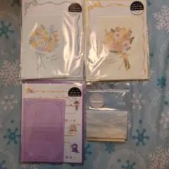 カラフル花束デザイン レターセット
