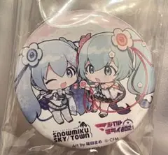 非売品　初音ミク　缶バッジ　雪ミクスカイタウン　特典　マジカルミライ2021